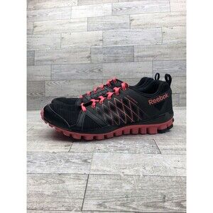 Reebok 3D Fuse Frame Sneakers Black And Pink Size 8.5 Womens